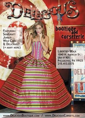 Custom corsets & gowns at Delicious Boutique