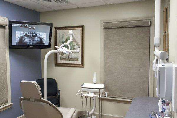 State of the art treatment rooms