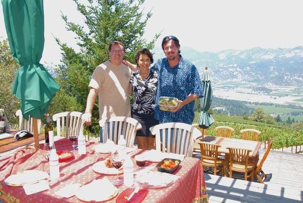 Lunch with Peter Thompson of Andrew Geoffrey Vineyards