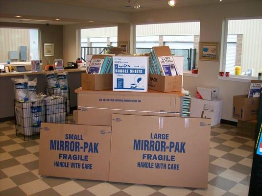 Sound Storage of Mill Creek carries a full line of boxes and moving supplies