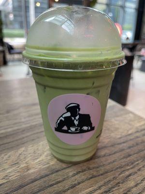 Iced Vanilla Matcha Latte 16oz