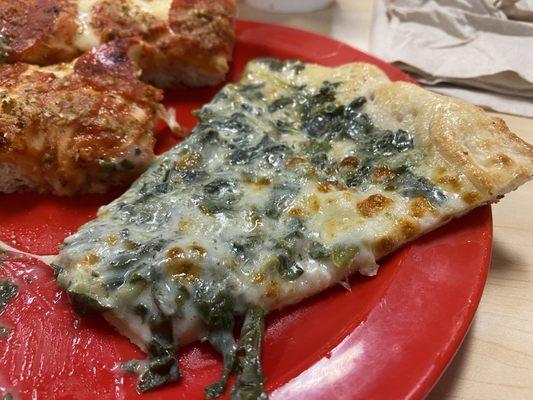 Spinach pizza??