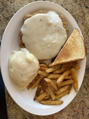 The Country Fried Chicken was delicious .