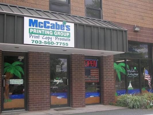 The McCabe's Printing Group storefront.