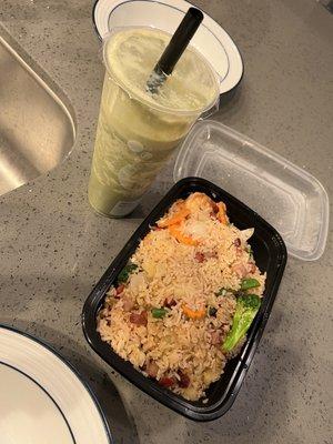 Matcha Milk Tea 23. Hi 5 Fried Rice