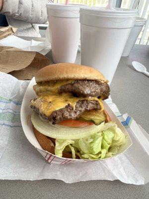 Double Cheeseburger loaded