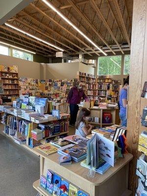 The adjacent book shop.