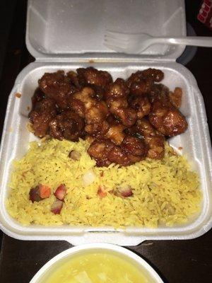 General chicken & pork fried rice