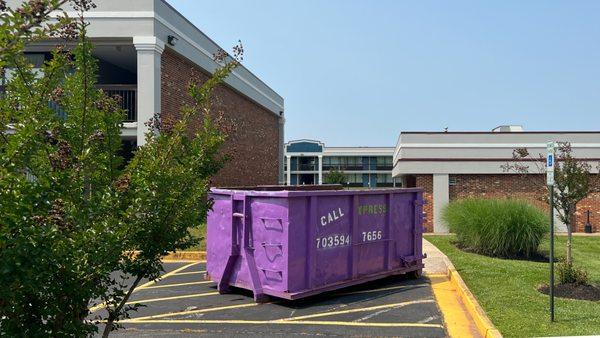 Commercial Concrete Dumpster in Culpeper, VA