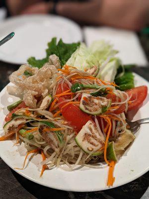 $14 Thum Muk Houng (Papaya Salad) Lao style