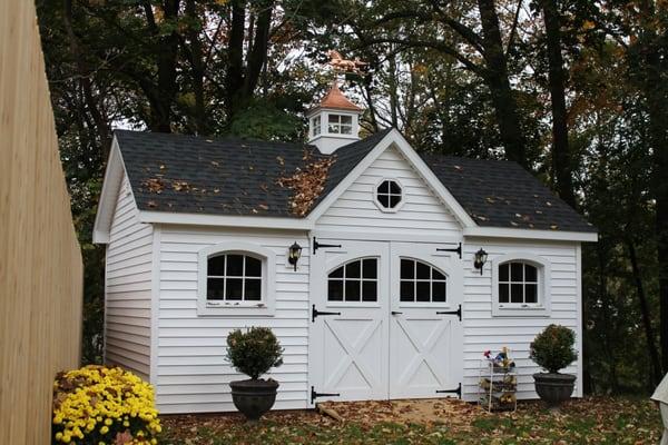 12'x16' Traditional Vinyl Victorian Shed