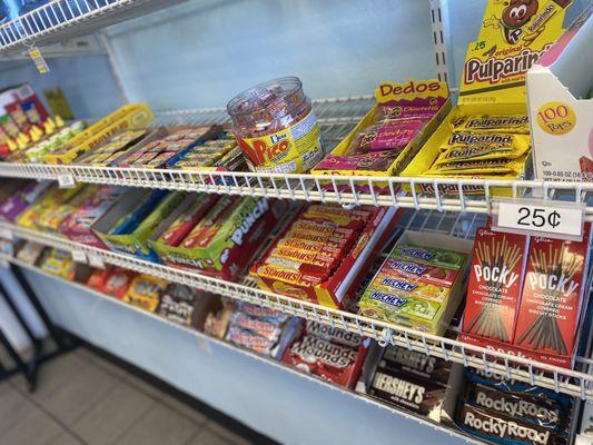 Choose from a wide variety of candy and snacks