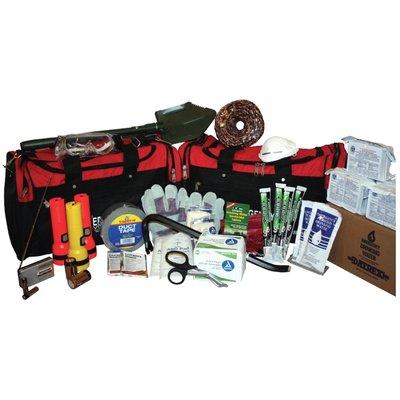 10 Person Office Survival Kit Item # 1040 10 people for 3 days Contains: Food, Water, First Aid Kit, Sanitation Supplies, Lighting, and more