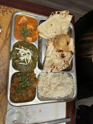 Vegetarian thali