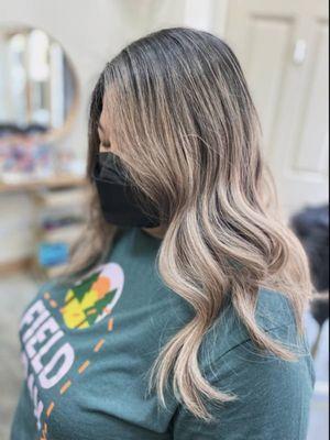 Ash Blonde Balayage