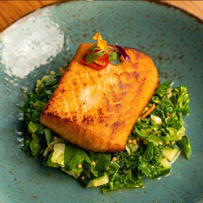 Faroe Island Seared Salmon Dish