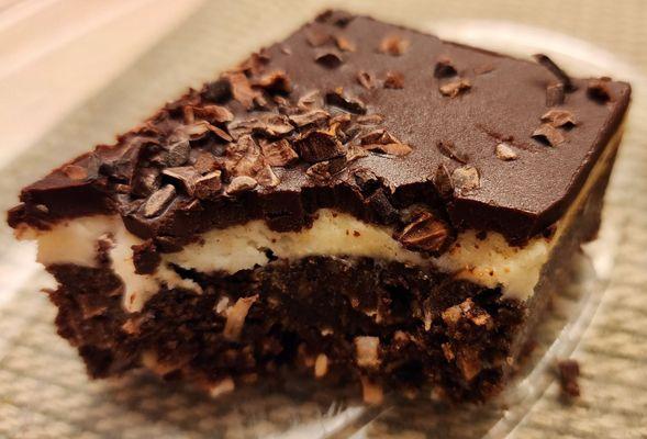 Amazing, decadent Nanaimo Bar from Baskette (11/25/23)