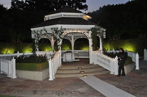 Rose Garden at Night