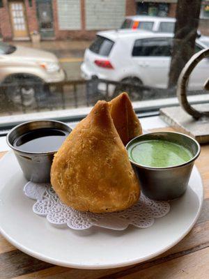 1. Vegetable Samosas