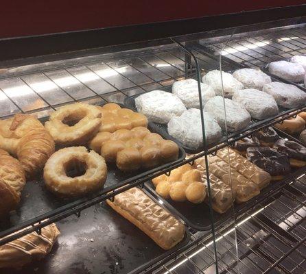 Fresh donuts and pastries.