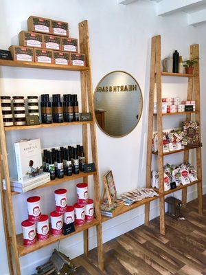 Just some of the wonderful delectables that Hearth & Sage has to offer! Must try the olive oils and balsamic vinegars. A-M-A-Z-I-N-G!