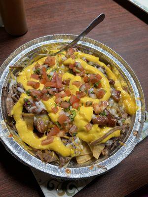 Birria nachos