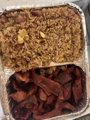 Boneless Spare Ribs with Roast Pork Fried Rice 11.95