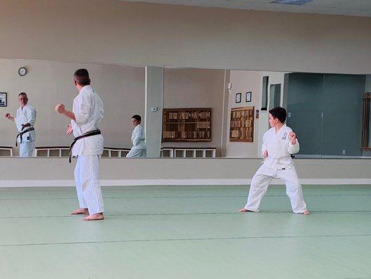 Private lesson with Sensei Oliver.