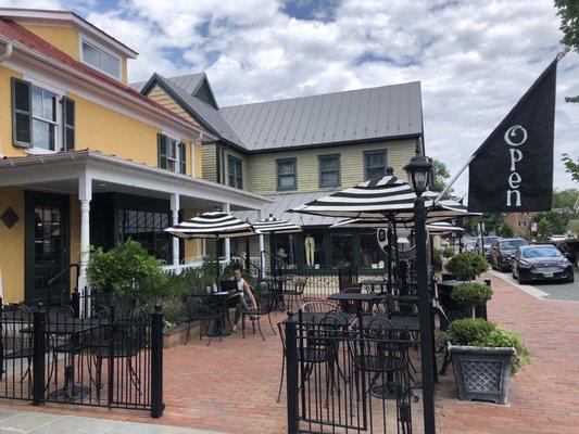 Outdoor patio dining