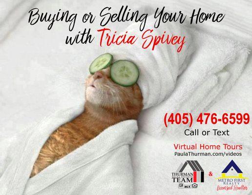 Yes, buying or selling this easy...(405) 476-6599 or TriciaSpivey@ymail.com