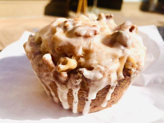 Morning glory vegan carrot cake muffin. Made in house