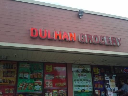 Dulhan Grocery Store Front, Charter Square Shopping Center, Fremont,  CA.