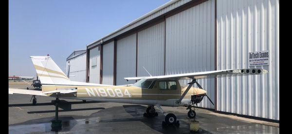 Practical project training takes place in our 2500 sq. ft. hangar adjacent to the terminal building.