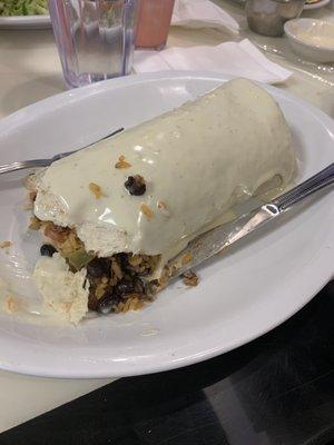 Huge burrito on the lunch specials - $10!