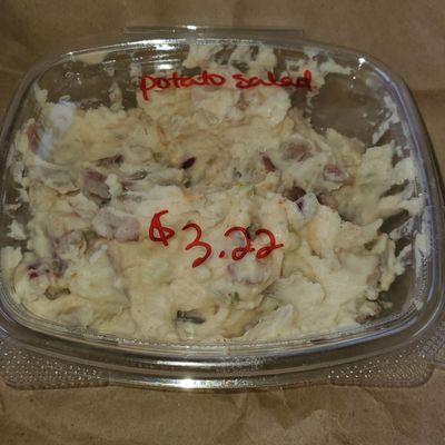 Potato Salad so good with red onion and celery pieces