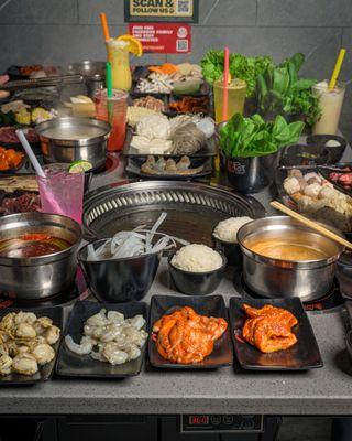 Korean BBQ and Hot Pot