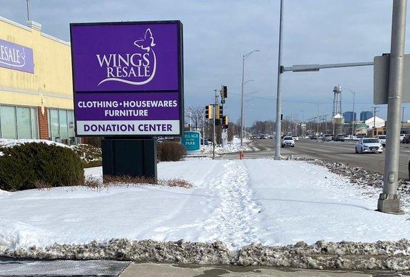 Snow covered sidewalk treacherous for locals