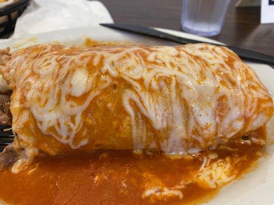 Wet super burrito.