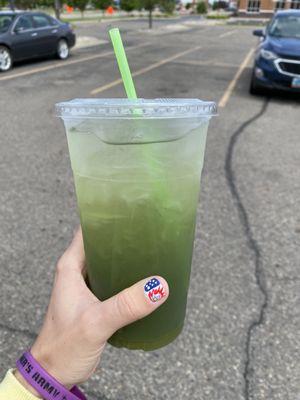 Sour apple tea- not very good surprisingly