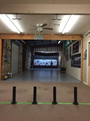 20 yard indoor range