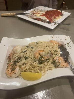 Shrimp scampi