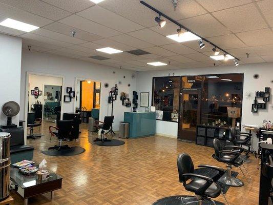 The salon remodel