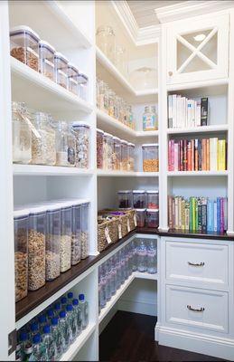 Wouldn't meal time be a breeze with a pantry like this?