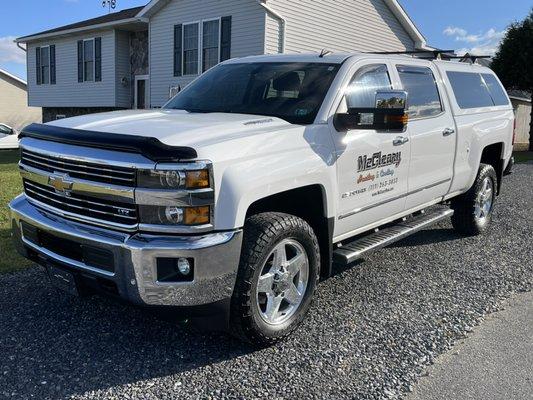 Exterior polish and IGL Premier on this work truck