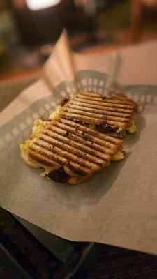 Mac and cheese bacon panini