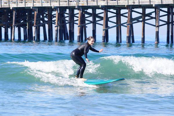 Women's Surf Class, for Women ages 18 and up! Female professional surf instructors teach beginner through advanced surfers!