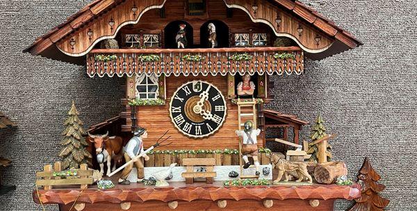 Farmer's Daughter Cuckoo Clock