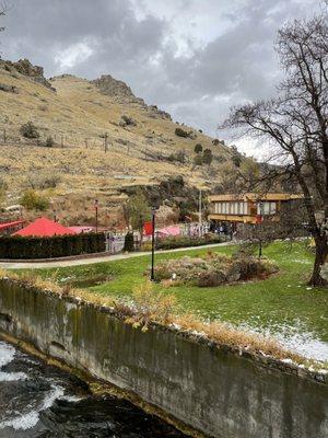 Hot spring pools