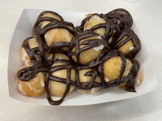 Chocolate Covered Donut Holes