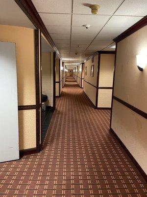 Hallway to the rooms